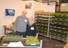 Peter and Anne-Laure Kortmann. Kortmann Miniplanten exports over 95% of its rooted cuttings to countries all over Europe